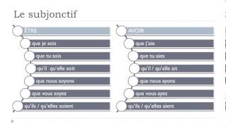 Learn French  The subjunctive [upl. by Nyllaf]