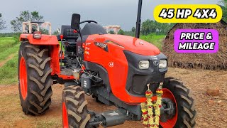 Kubota MU 4501 4x4 full review  4wd Allrounder  45 HP tractor  Price mileage and features [upl. by Harobed]