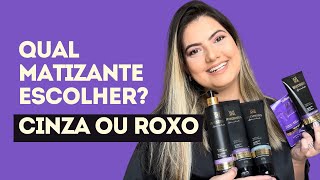 Qual Matizante Escolher Cinza ou Roxo [upl. by Eniluqcaj]