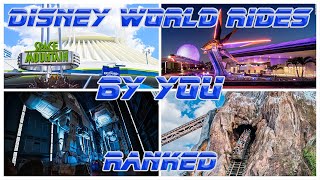 All Rides at Walt Disney World Ranked BY YOU [upl. by Assilat]