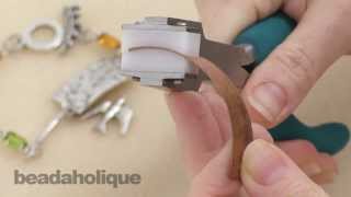 How to Use BeadSmith Bracelet Bending Pliers [upl. by Aicirtam]