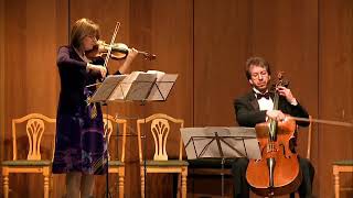 Bohuslav Martinu Duo No 2 for Violin and Cello H371  Robert Cohen amp Fionualla Hunt [upl. by Emmy]