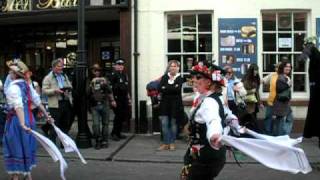 Hooden Horse and Fishbourne Mill Morris Dancers [upl. by Nilyac]