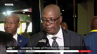 Gauteng Premier outlines achievements and plans in SOPA [upl. by Esinyt]