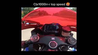 HONDA CBR1000RRR TOP SPEED honda cbr1000rr [upl. by Nilorac]