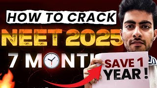 HOW TO CRACK NEET 2025 IN 7 MONTHS  AAYUSH KUMAR VERMA [upl. by Senga]