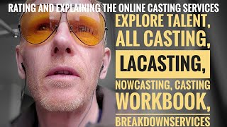 Pro Actor rates and explains ONLINE CASTING SERVICES  Explore Talent Allcasting nowcasting etc [upl. by Enitsuga]