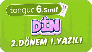 6Sınıf Din 2Dönem 1Yazılıya Hazırlık 📑 2024 [upl. by Ansela]