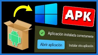 Cómo INSTALAR Aplicaciones APK de TERCEROS en WINDOWS con SOLO DOBLE Clic [upl. by Anne-Marie]