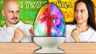 Twin Telepathy EGGS Challenge [upl. by Aihtiekal]