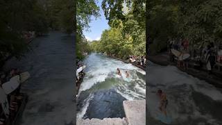 Party wave goes wrong at Eisbach [upl. by Hagood]