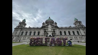 Belfast City Hall located in Donegall Square  Belfast Ireland  ECTV [upl. by Dyann]