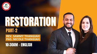 🔴🅻🅸🆅🅴 1030am English  Sunday Service  Pas Sammy Thangiah  FGAG CHURCH  Indiranagar [upl. by France401]