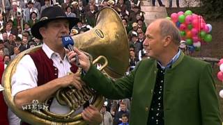 Wiesn Frühschoppen  Standkonzert unter der Bavaria 2013 09 29 [upl. by Naivatco]