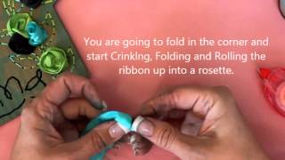 Ribbon Rosettes Tutorial [upl. by Ehtyde]