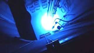 Cherenkov Radiation from Nuclear Reactor startup  TRIGA reactor pulse  HD [upl. by Strawn353]