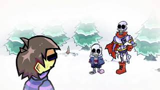 FNF Hypnos Lullaby V2 UNDERTALE Mix  Hypotermia Frostbite [upl. by Adnoluy215]