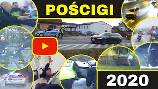 🚗💢🚓 Pościgi polskiej policji 👮‍♂️ TOP 2020 🎥 [upl. by Llevron]