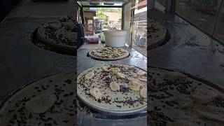 DOYAN KREPES PISANG fun seru food [upl. by Adnawot171]