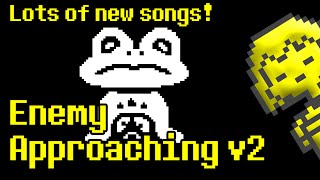 Version 2 Undertale  All songs with the quotEnemy Approachingquot melodyleitmotif [upl. by Haidedej]