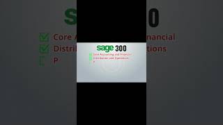 Sage 300 ERP ERPSoftware Sage300ERP AccountingSoftwareSage BusinessManagementSoftware [upl. by Svend]