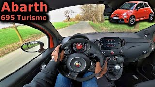 2024 Abarth 695 Turismo  POV test drive [upl. by Tnecnivleahcim]