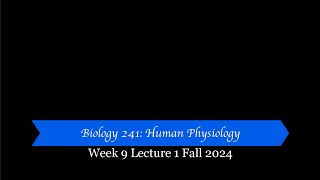 Cypress Biol 241 Fall 2024  Week 9 Lecture 1 [upl. by Hein]