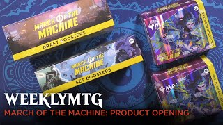 WeeklyMTG  March of the Machine Product Opening [upl. by Jessi]