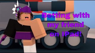 Betting with my friend on iPad for the first time in a while Murder Mystery 2  Roblox [upl. by Seana]