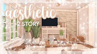 Bloxburg  2 Story  Aesthetic Family Home  speedbuild [upl. by Liew636]