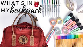 Whats in my travel backpack Kanken  travel organization [upl. by Eiddam693]