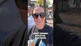 Tried a few fun Mocktails at Disney Springs mocktails disneysprings waltdisneyworld disneyparks [upl. by Ahsikad]