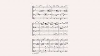 Nutcracker Waltz of the Flowers Flute Quartet Christmas Sheet Music [upl. by Tarrance769]