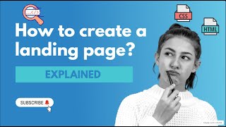 StepbyStep Guide Creating a Stunning Landing Page from Scratch [upl. by Hterag]