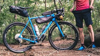 Complete Bikepacking bag setup for 100 Almost worked [upl. by Tasha862]