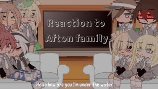 William classmateFriends react to Afton family  Gacha  Fnaf  Bad grammar [upl. by Adnwahsat500]