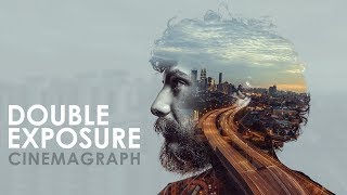 Double Exposure Cinemagraph  Photoshop Tutorial [upl. by Karla]