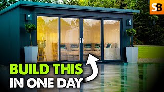 How to Build an Insulated Garden Room In 1 Day [upl. by Rasec]