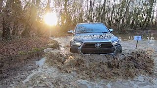 2021 Toyota Hilux Double Cab Invincible  OffRoad in Mud [upl. by Alaine]