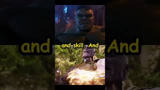 Why Thanos Easily Defeated Hulk in Infinity War marvel avengersclips moviemovie [upl. by Fritzie]