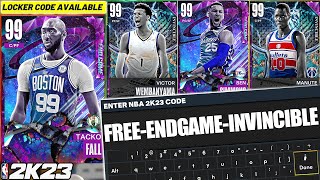 Finally New Locker Codes for a Guaranteed Free Endgame or Free Invincible in NBA 2K23 MyTeam [upl. by Benedicto]