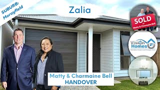 Zalia HANDOVER  MATTY amp CHARMAINE BELL 🏡🔑 [upl. by Celka]