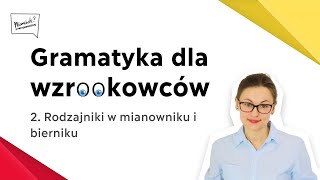 Gramatyka dla wzrokowców  rodzajniki w praktyce [upl. by Aeresed12]