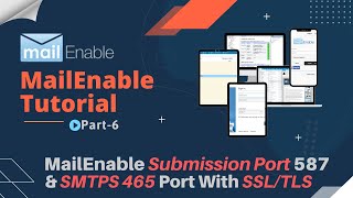 MailEnable Submission Port 587 and SMTPS 465 Port With SSLTLS [upl. by Ahsatin827]