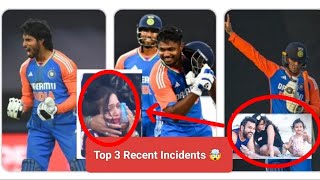 Top 3 Recent Incidents for Indian Cricket [upl. by Acysej654]