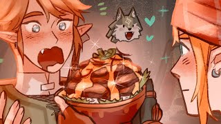 The Links try TotK Links cooking [upl. by Aray844]