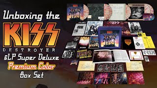 Unboxing the KISS  Destroyer 6LP Super Deluxe Premium Color Box Set  Vinyl Community [upl. by Rayburn]