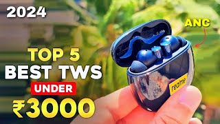 Best Earbuds Under 3000⚡️Best tws under 3000 with anc in 2024🔥 [upl. by Cordula]