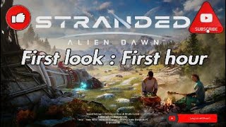 First Look First Hour PS5 Console Stranded Alien Dawn [upl. by Harriot]