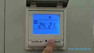 Microwell Heat Pump tutorial HP900 HP1200  Basic operations [upl. by Aleedis]